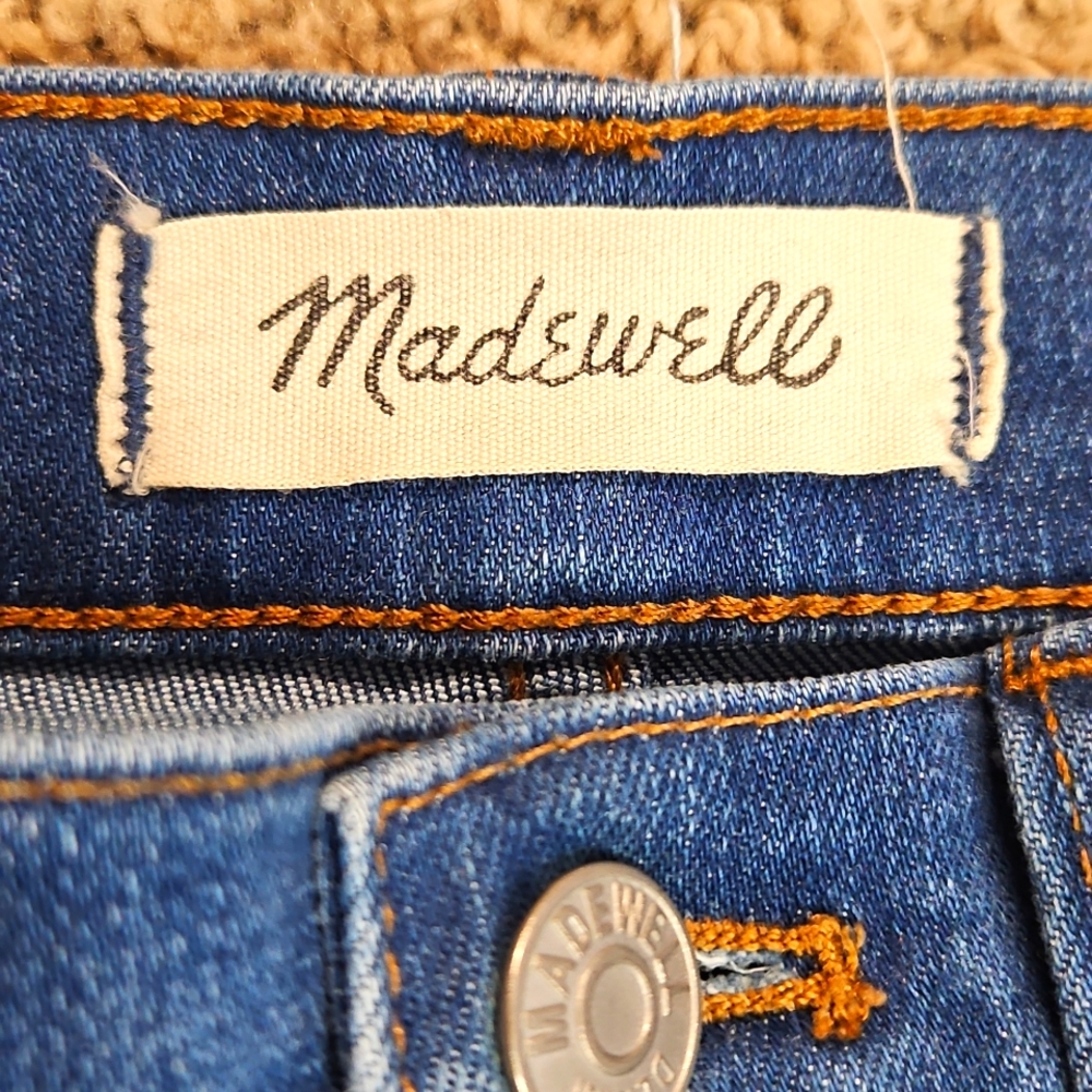 Madewell Blue High Rise Roadtripper Jeans Size 27 - Picture 7 of 13